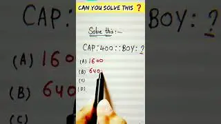 CAN YOU SOLVE THIS ❓ #math #puzzle #short