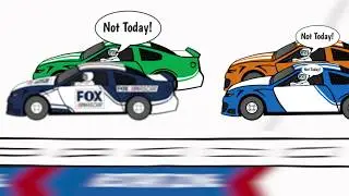 FOX NASCAR 101 - The Anatomy of a Restart - Whiteboard Animation - 321 Fast Draw