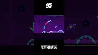 #GeometryDash easiest coins (Ranking #63 - 54). Complete video in the desc.