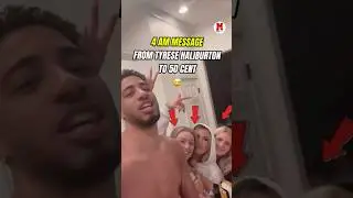 Tyrese Haliburton and his 3 friends sent a message to 50 Cent at 4 AM 😅🔥 