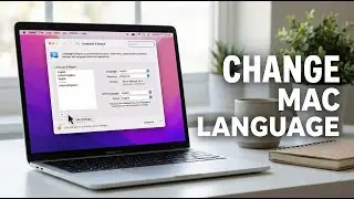 How to Change Language in MacBook (macOS 26/Tahoe Guide)