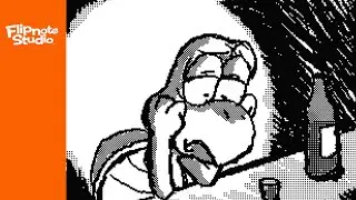 (Flipnote Animation) Koopas really like to dance!