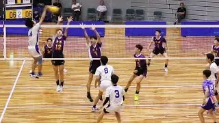 【国スポ近畿2024】少年男子 　京都 vs 滋賀 第２セット　＜男子バレーボール＞