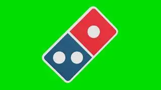 Domino's 3D Logo | Green Screen Background Video