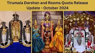 TTD Online Tickets Quota Release Updates - October 2024 | Rightu Vidu