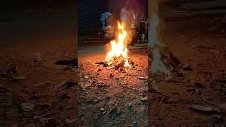 Winter Wooden Fire 🤍🤍🤍