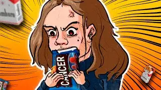 O CURIOSO CASO DA MENINA QUE COME CIGARRO!