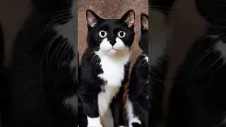 Arcane Diffusion Stable Diffusion Animation of a Tuxedo Cat