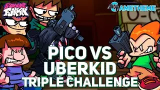 FNF Pico VS Uberkid Triple Challenge (FNF Mod) | FNF Uberkids