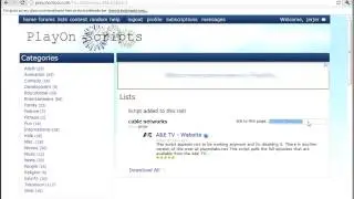 PlayOn Scripts Highlights: Lists