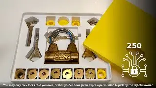 250 🔐 Abloy Classic lock training/practice kit 🛅 Show & Tell #6