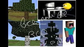 Я СДЕЛАЛ САД СО ВСЕМИ ДЕРЕВЬЯМИ В MINECRAFT!!!!