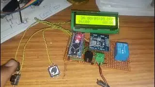 Ignition Smart lights Control System1 Arduino Neno microcontroller 2 16×2 LCD Display 3 RTC4 Relay