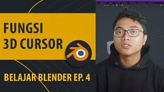 Menambah Object & 3D Cursor - Belajar Blender Ep. 4