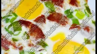 Eier mit Sucuk aus dem Ofen