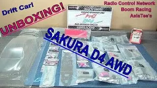 3Racing Sakura D4 AWD Drift Car Unboxing With Boom Racing Upgrades!