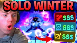 Can *UNIQUE* Dark Mage Solo Winter Event In Anime Adventures... (INSANE)