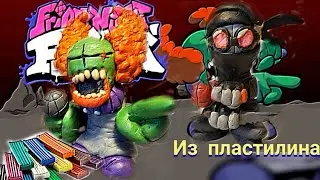 🔥Трикки и Хэнк в Friday night Fankin. Как слепить Трикки и Хэнка из пластилина.