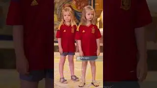 Princess leonor and infanta sofia really love football💖