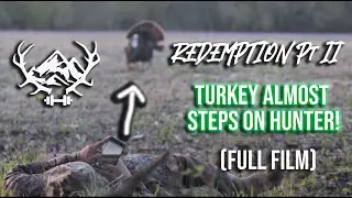 Turkey Kill Shot under 5 Yards - CRAZY Bowhunt - Redemption Pt II