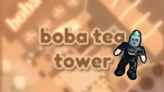 Типичный boba tea tower.