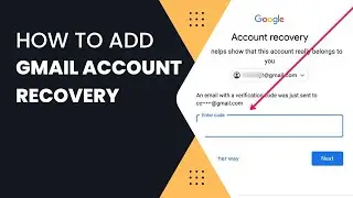 How to add email to gmail account | gmail main recovery email kasy add karty hain