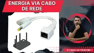 How to send power through a NETWORK CABLE and connect the router away from a power outlet.