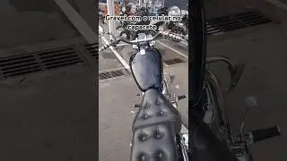 Com o celular no capacete | #videoviral #filmora #moto #motorcycle #motovlog #videomaker #estrada