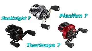 Выбор бюджетной Мультипликаторной катушки с Aliexpress. SeaKnight ? Tsurinoya ? Piscifun ?