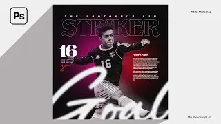 Simple and Quick Sports Media Poster Design Tutorial | Adobe Photoshop