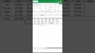 Sum super fast in #Excel with alt = on multiple cells #excelformula #exceltips
