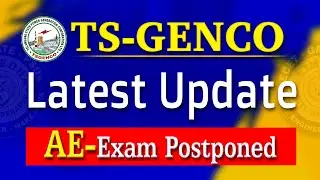 TS GENCO AE POSTPONED II EEE II ECE II MECH II SAIMEDHA KOTI HYD