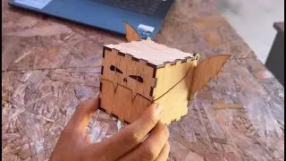 Caja murciélago para  Halloween