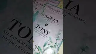 Cetak banner ukuran 45x65cm.
