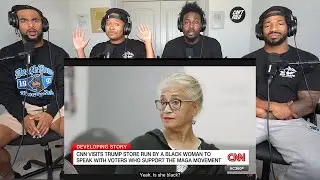 Black Trump Supporters Gives CNN Reporter What They Were Looking For! 🤣