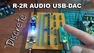 Test Percobaan Discrete R-2R Audio USB DAC