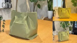 ユニーク,可愛いデザイントートバッグ , How To Make Unique New Style/Design Totebag, Easy Sewing Tutorial,Diy