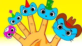 Canción de la familia de los dedos | Canciones infantiles para bebés | Kit and Kate - Nursery Rhymes