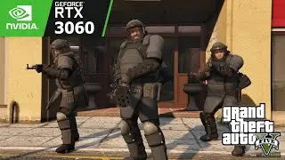GTA 5 : RTX 3060 12GB ( 4K Maximum Settings )THE BIGGEST BANK ROBBERY |