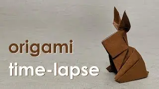 Origami Time-Lapse: Rabbit / Bunny (David Shall)
