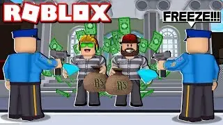 CRAZY BANK HEIST OBBY in ROBLOX! TRYING TO ROB 1,000,000 DOLLARS!