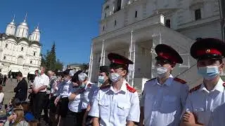 Церемониальный развод конных и пеших караулов Президентского полка