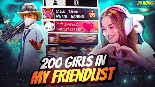 ADDING 0 TO 200 GIRLS IN LEVEL 1 ID 😱 IN 24 HOURS 🔥 FREE FIRE MAX @ROFENI