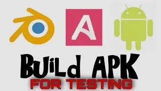 Build APK file with armory 3D without android studio, beginner tutorial with blender:not for release
