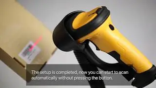 How to Enter Auto-sensing Mode for Inateck Barcode Scanners?