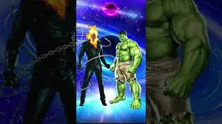 Ghost rider vs 13 rounds marvel and dc #status #avengers #shorts