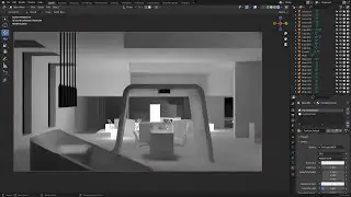 Blender - Architecture Lighting  - Part 3 - Quick Lighting Modeling