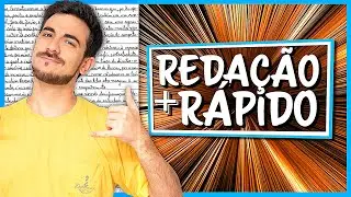 HOW TO WRITE AN ENEM ESSAY FASTER: Techniques to SAVE TIME