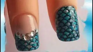 Foily Fish Print Nail Art!