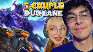 E-COUPLE TAKES ON DUO LANE! (Smite Duo Lane Conquest Gameplay)